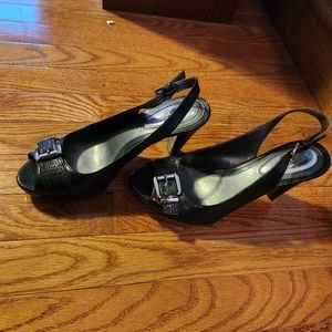 Alfani black dress sandals size 7